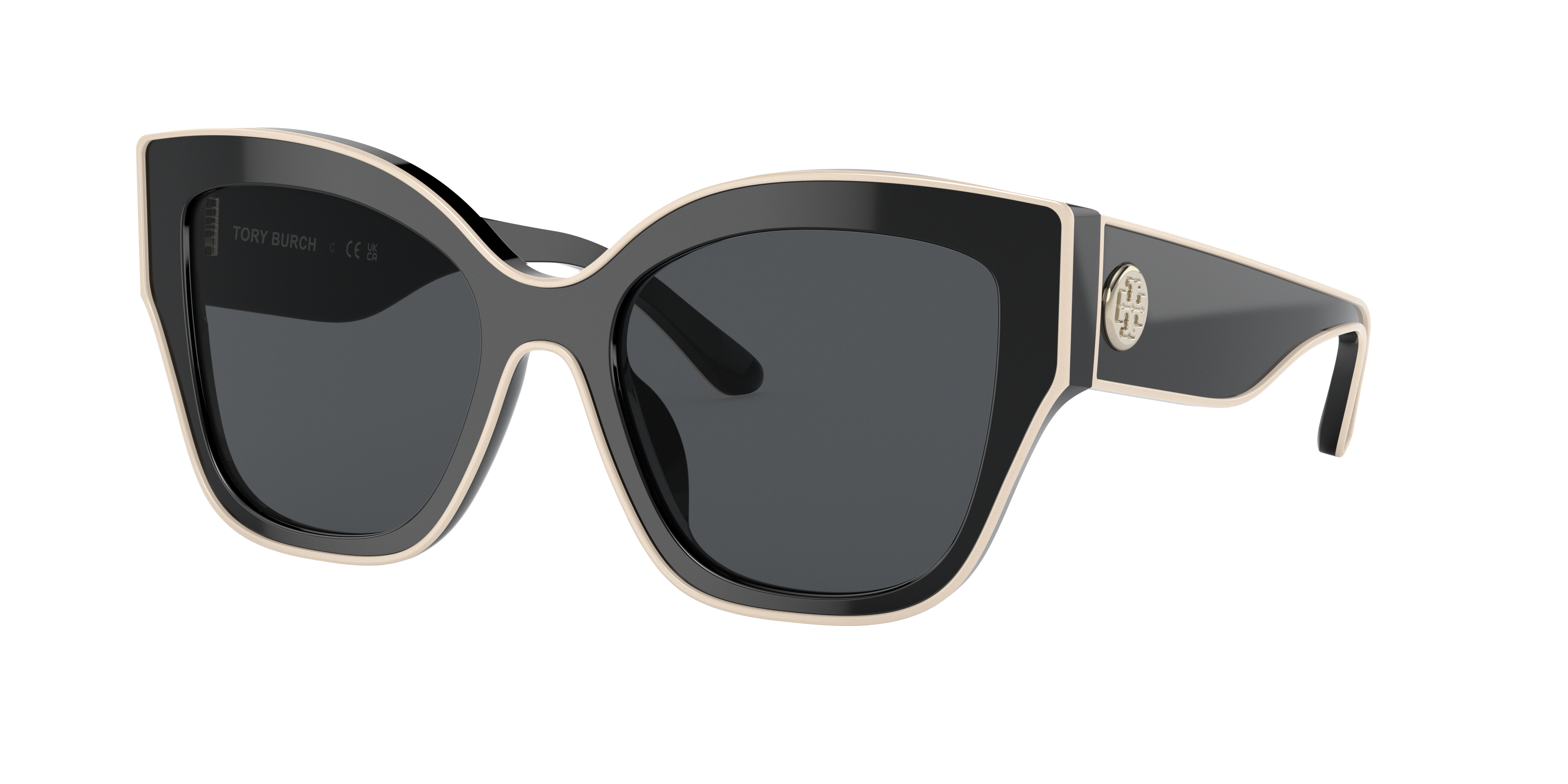 Tory Burch TY7184U M (54 - 19) with Grey lenses and Black frame