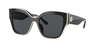 Tory Burch TY6112 XL (56 - 16) with Brown lenses and Gold frame