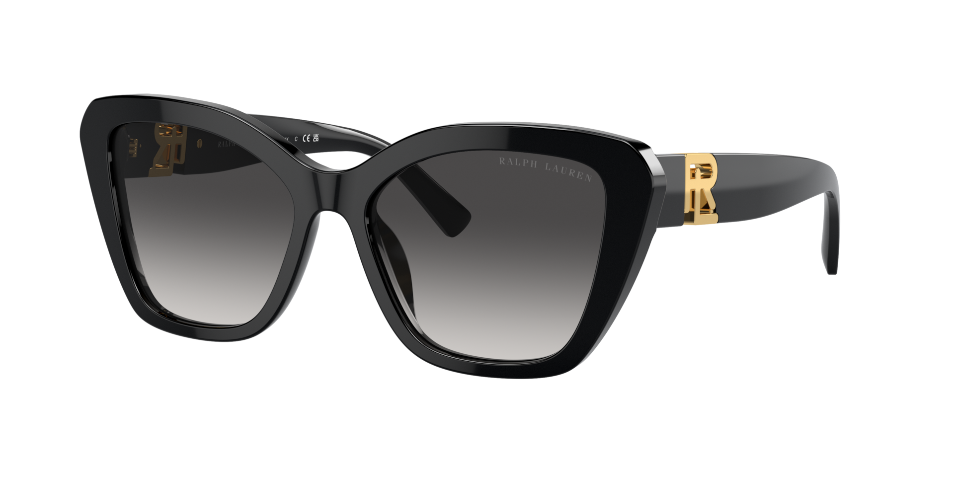 Ralph Lauren Woman Sunglass The Isabel -  Frame color: Black, Lens color: Grey