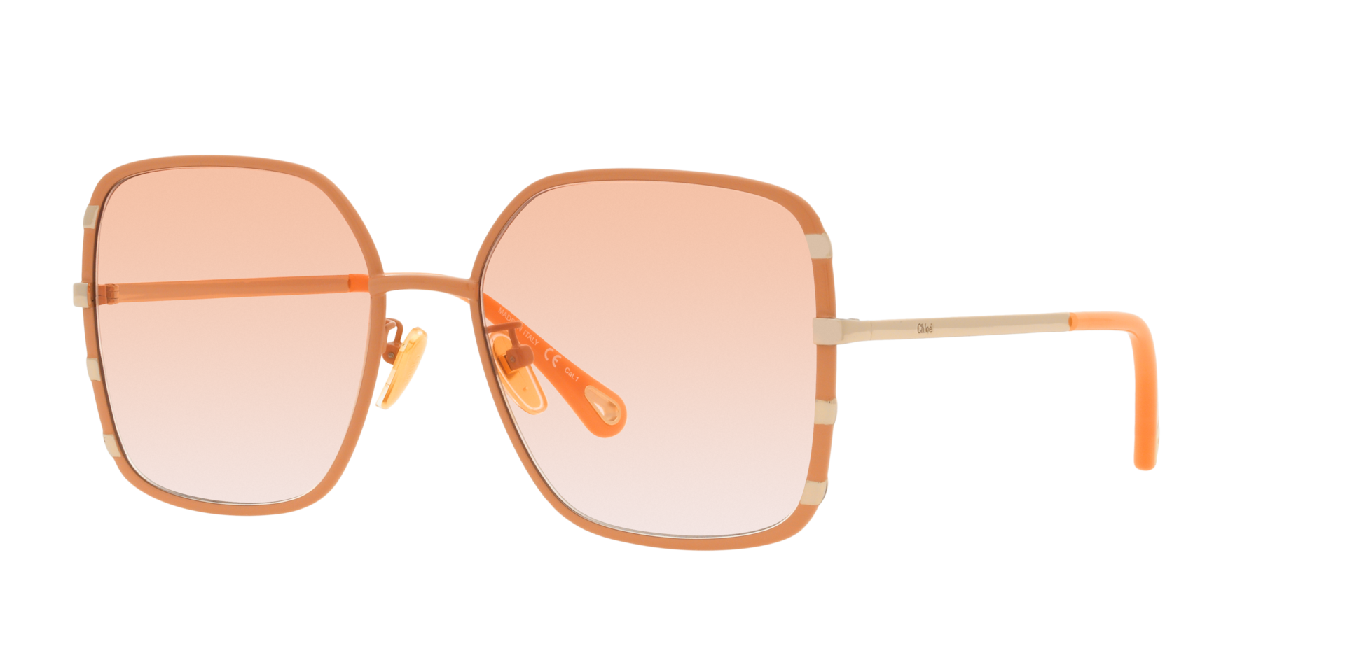 Chlo Femme Sunglass CH0143S - Couleur du Monture Orange Couleur de Lentille Orange 210 €