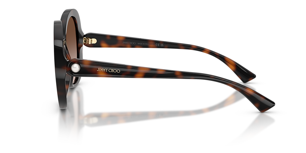 Jimmy Choo JC6004HU S (53 - 18) with Brown lenses and Tortoise