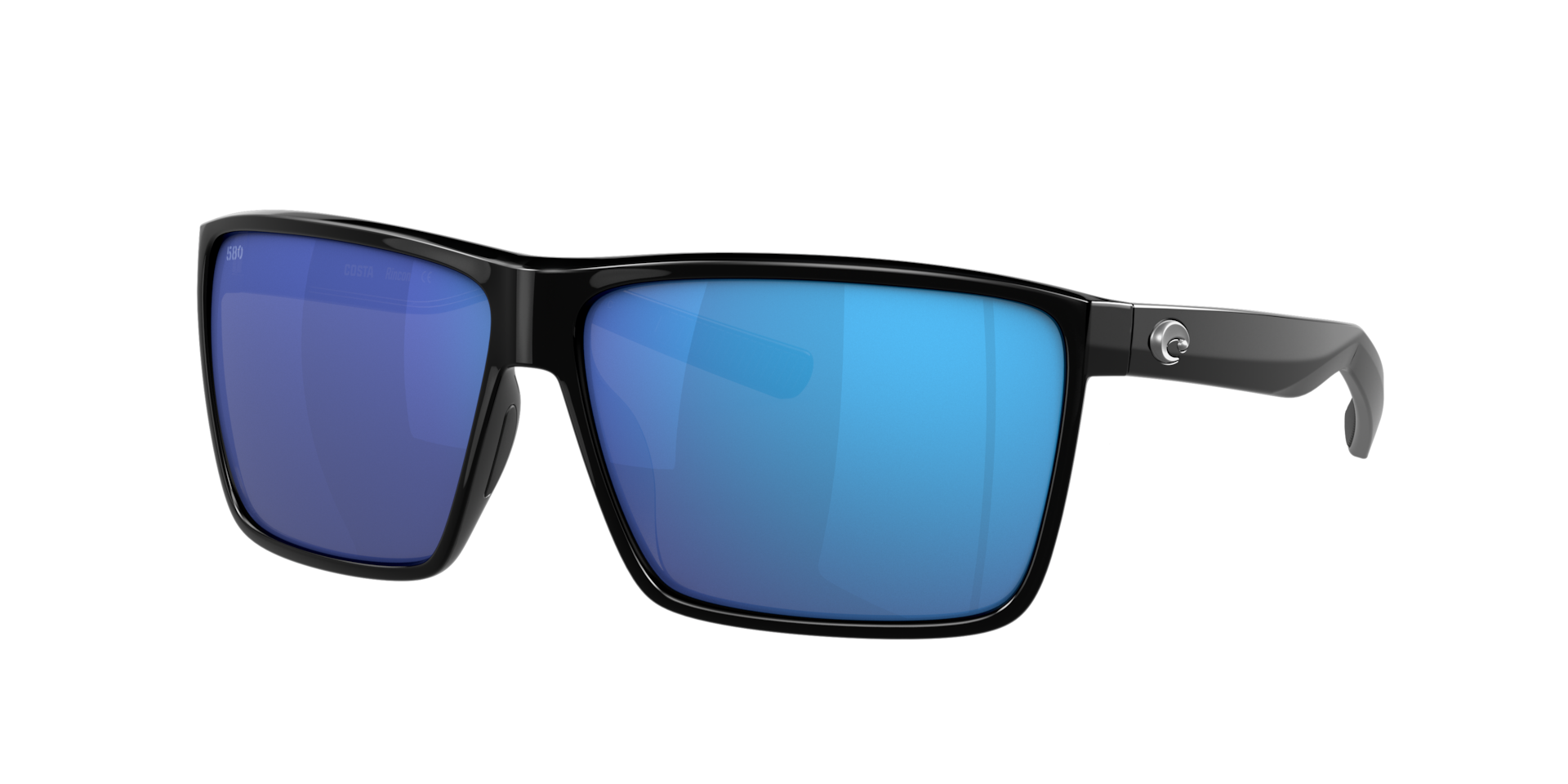 COSTA Man Sunglasses 6S9018 Rincon  -  Frame color: Shiny Black, Lens color: Blue Mirror