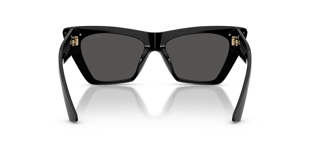 Jimmy Choo JC5062U XS (53 - 16) com Lentes Cinza e Armação Preto