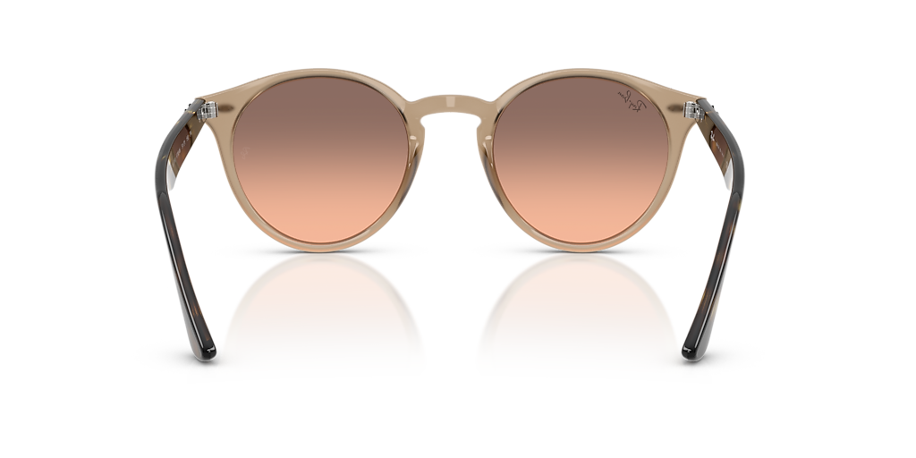 Ray-Ban RB2180 M (49 - 21) with Pink lenses and Beige frame