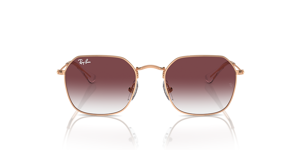 Ray-Ban RB9594S Kids XL (49 - 19) with Violet lenses and Pink
