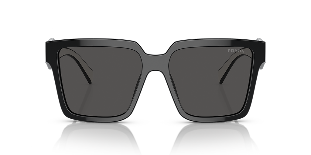 Prada PR 24ZS M (56 - 16) with Grey lenses and Black frame