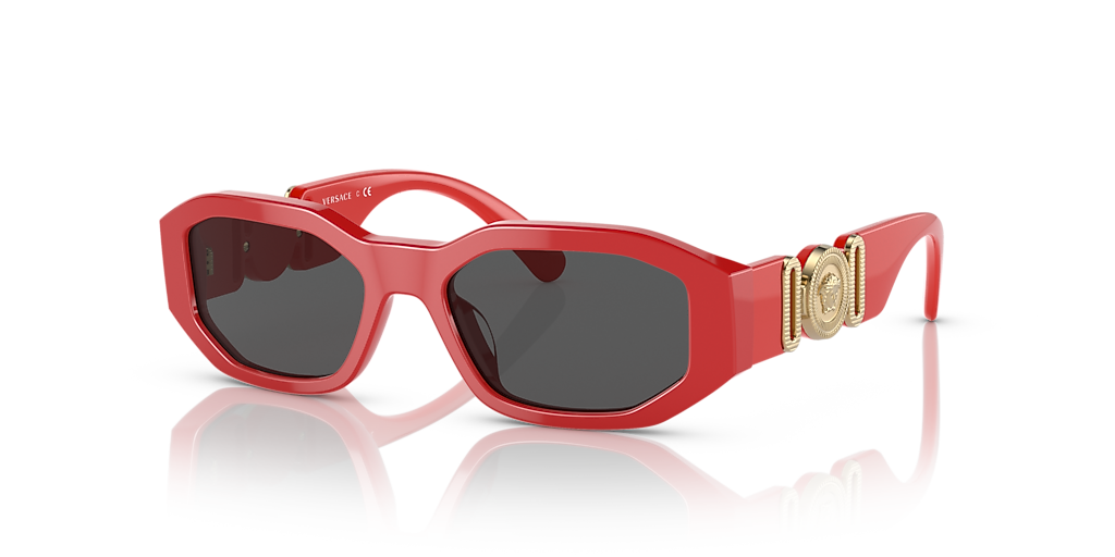 Versace Kids S (48 - 16) with Grey lenses and Red frame | Sunglass