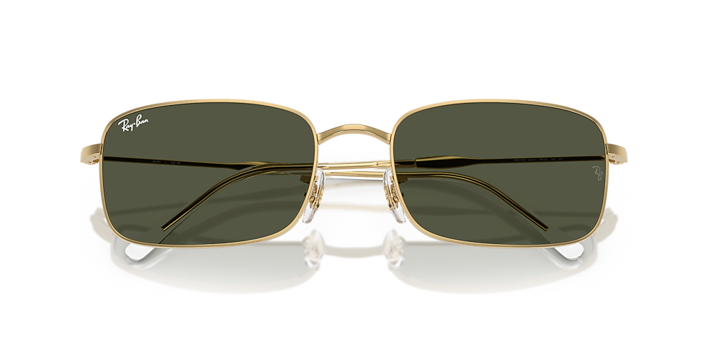 Ray-Ban RB3746 XL (56 - 20) com Lentes Verde e Armação Ouro