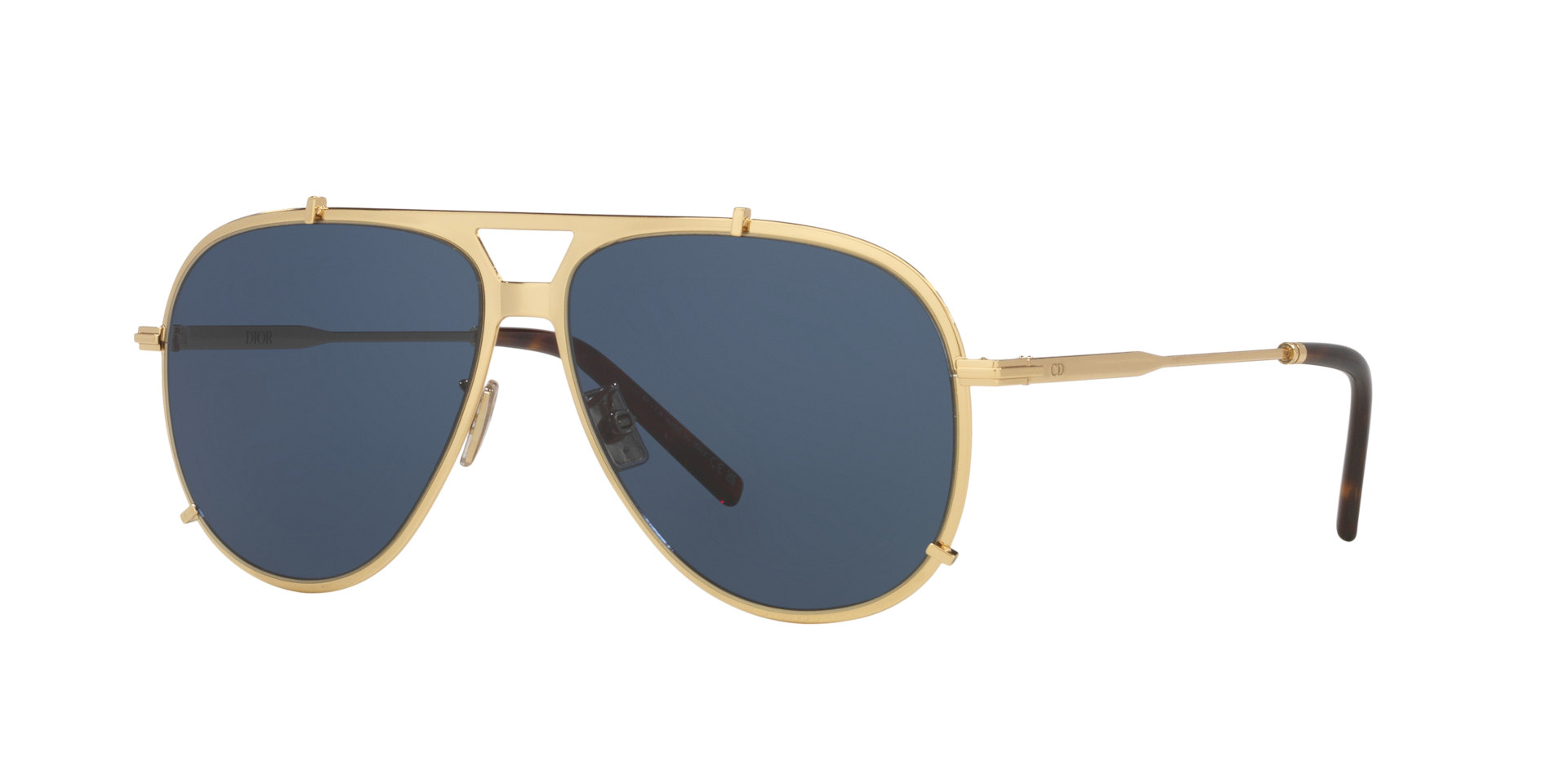 DIOR Homme Sunglass Dm40143U - Couleur du Monture Or Couleur de Lentille Bleu 390 €
