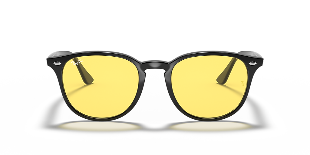Ray-Ban RB4259 L (53 - 20) with Yellow lenses and Black frame