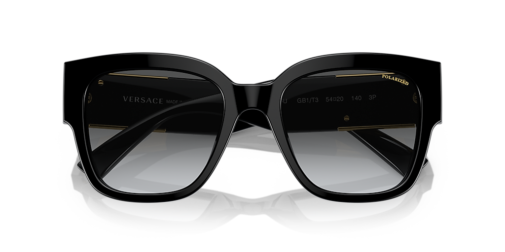 Versace VE4437U M (54 - 20) with Grey lenses and Black frame  display picture 3