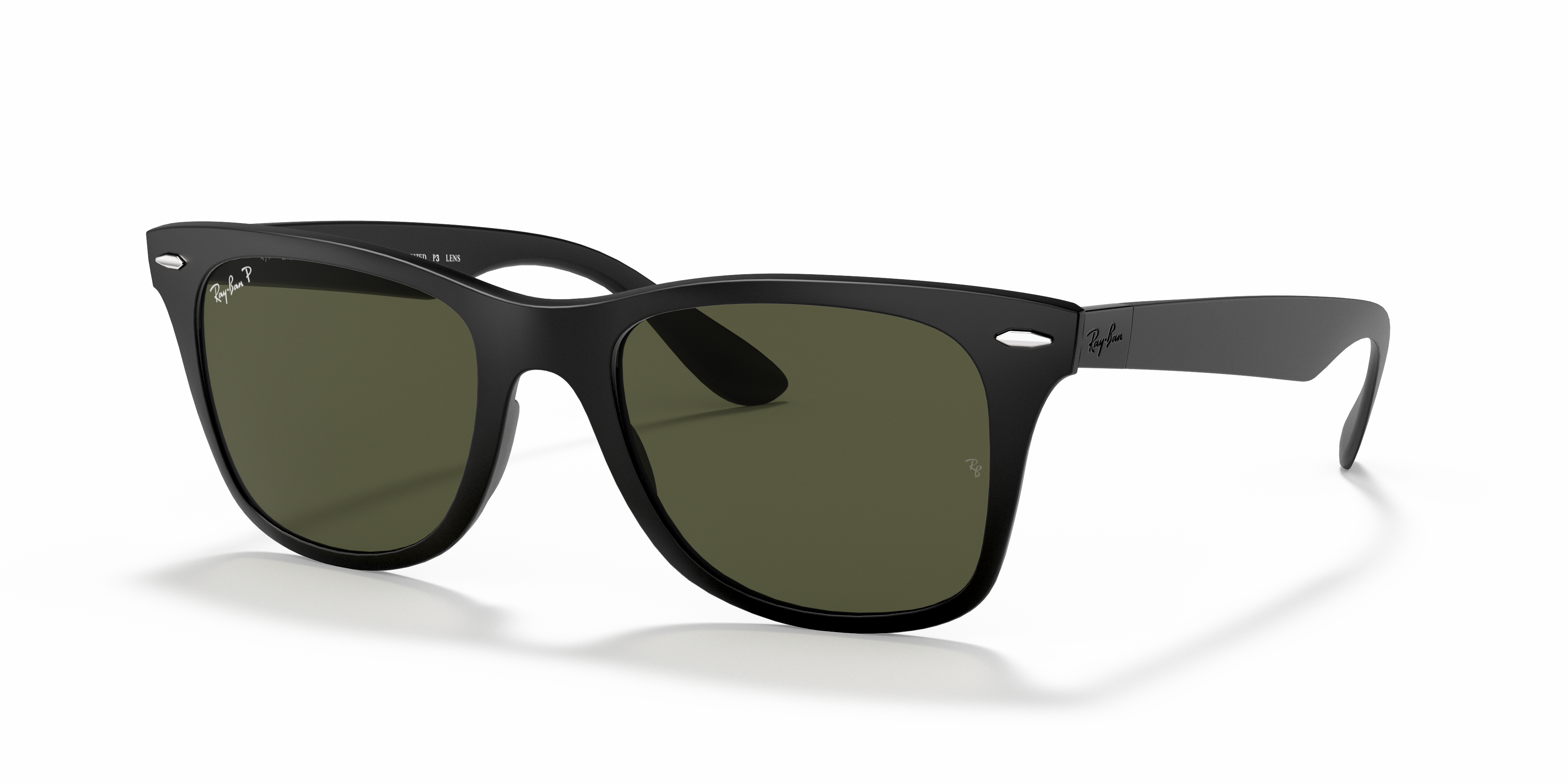 Ray-Ban Wayfarer Liteforce L (52 - 20) with Green lenses and Black