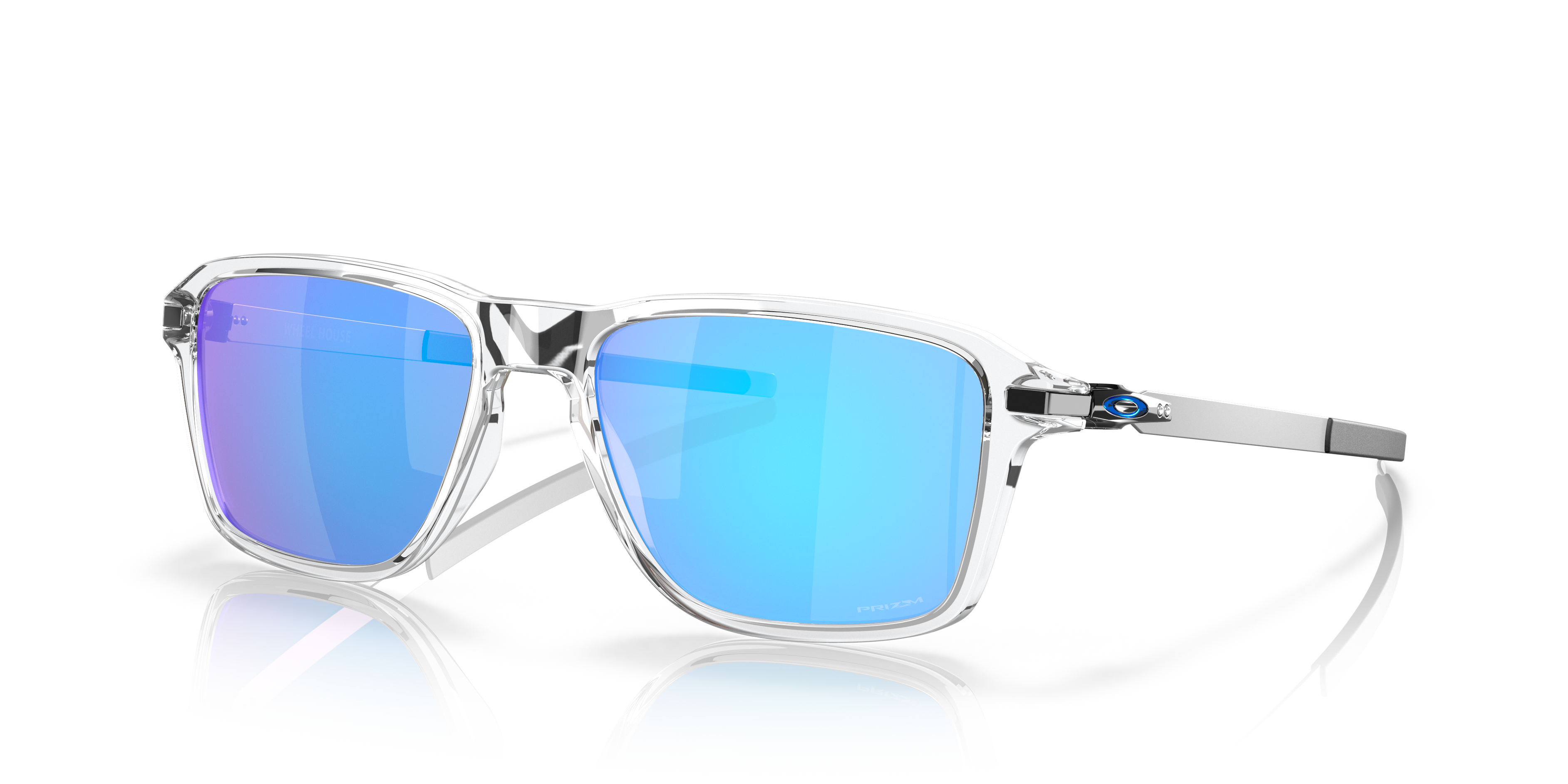 Oakley Wheel House XL (54 - 16) with Blue lenses and Transparent