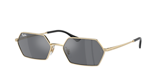 Ray-Ban Drea Bio-Based XXL (56 - 18) with Violet lenses and Gold