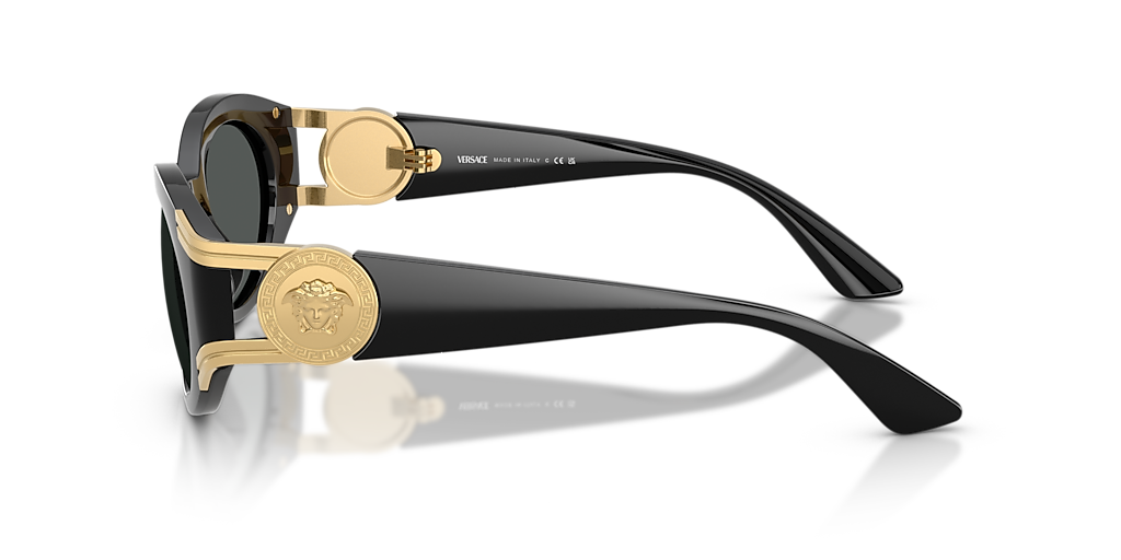 Versace VE4503U L (55 - 18) with Grey lenses and Black frame