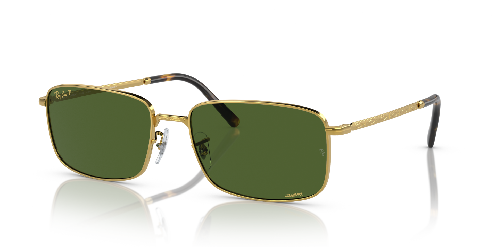 Ray-Ban ゴールド グリーン サングラス 0RB3717__9196P1__P21__shad__qt.png