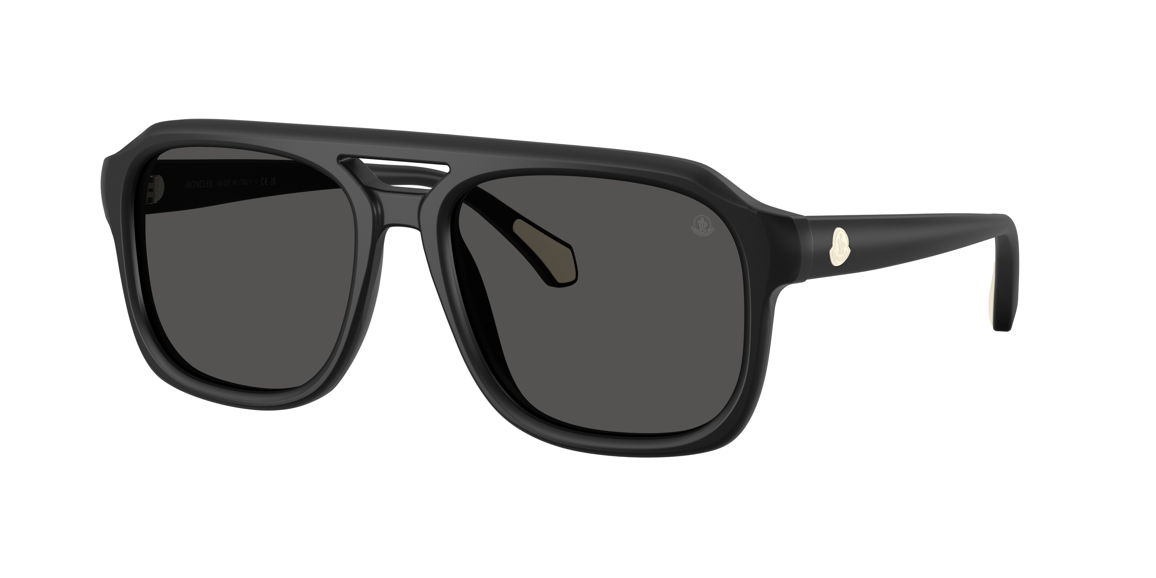 Moncler ME6024 VANTOS L (56 - 18) with Grey lenses and Black frame