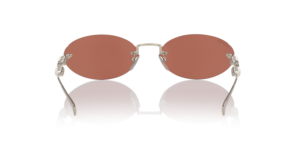 Gucci GG1922S XXL (62 - 17) with Brown lenses and Silver frame