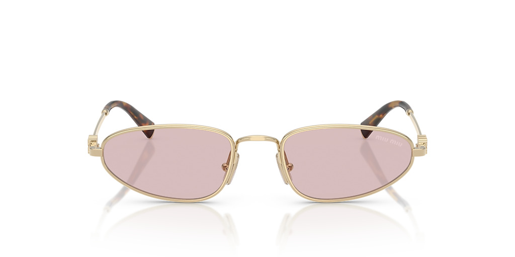 Miu Miu MU A52S M (52 - 19) with Pink lenses and Gold frame