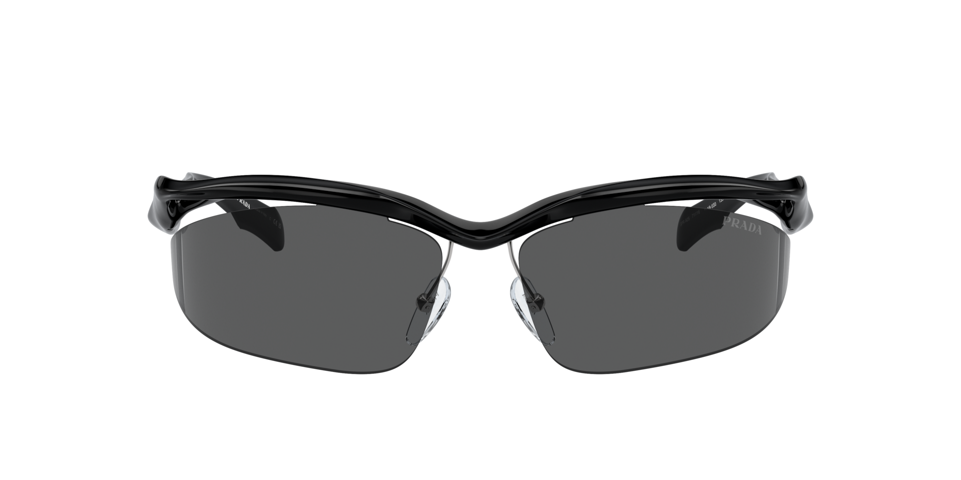 Prada PR A25S L (71 - 16) with Grey lenses and Black frame