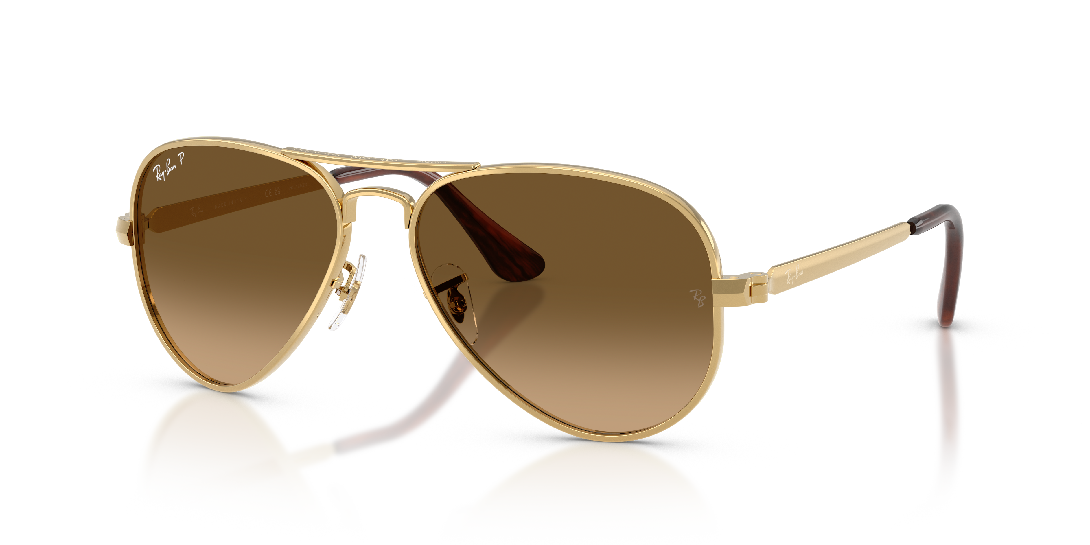 Ray-Ban Aviator Max XL (58 - 16) with Grey lenses and Gold frame