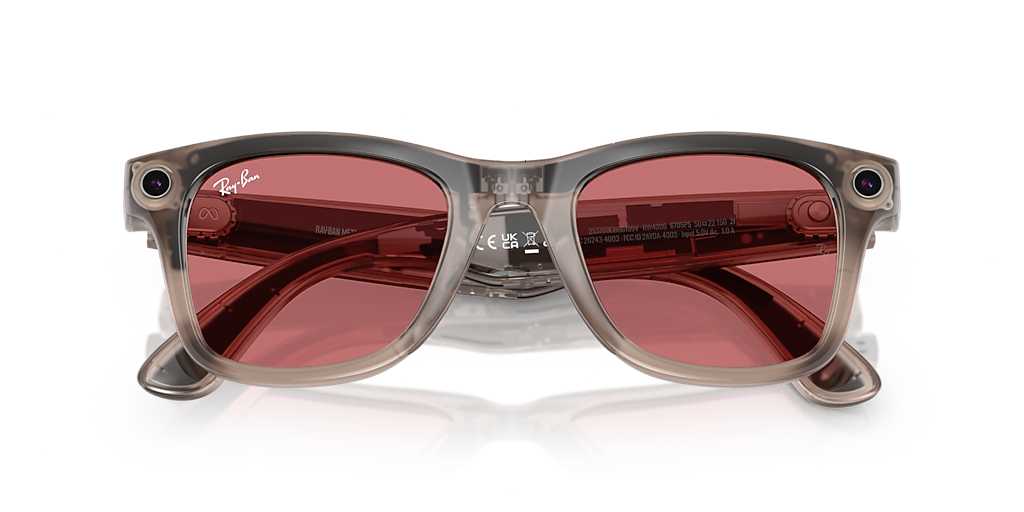 Ray-Ban | Meta Ray-Ban Meta (Gen 1) Wayfarer L (53 - 22) with Red