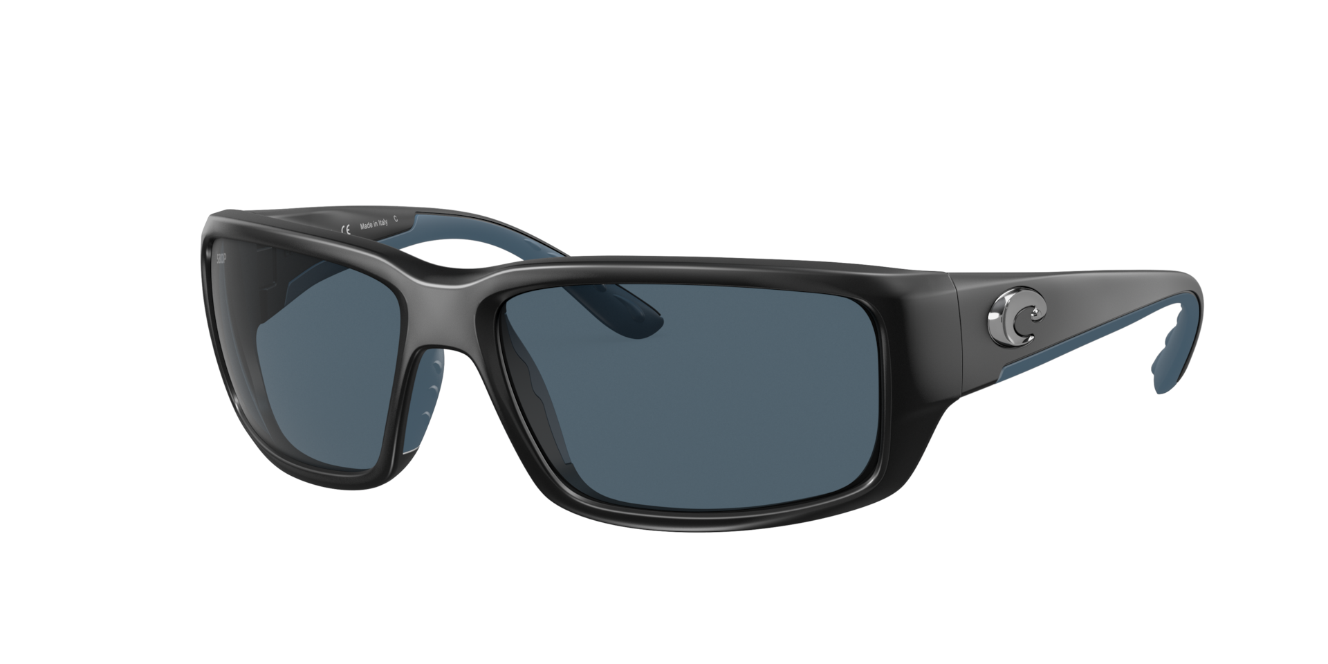 COSTA Man Sunglasses Fantail  -  Frame color: Matte Black, Lens color: Gray