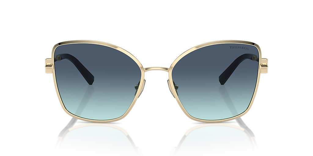 Tiffany & Co. TF3102B XL (58 - 18) with Blue lenses and Gold frame