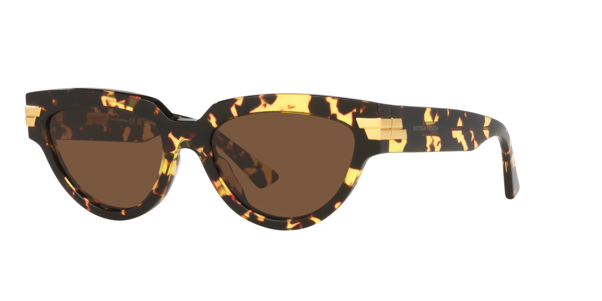Bottega Veneta BV1035S M (55 - 19) with Brown lenses and Tortoise