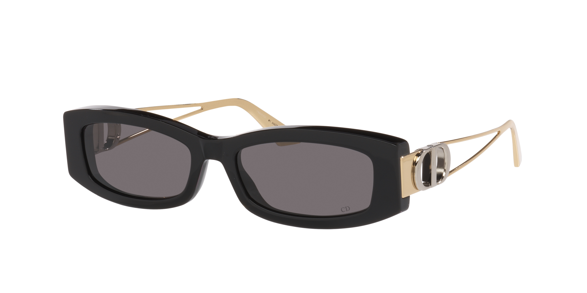 DIOR Woman Sunglass 30Montaigne S14I -  Frame color: Black, Lens color: Grey