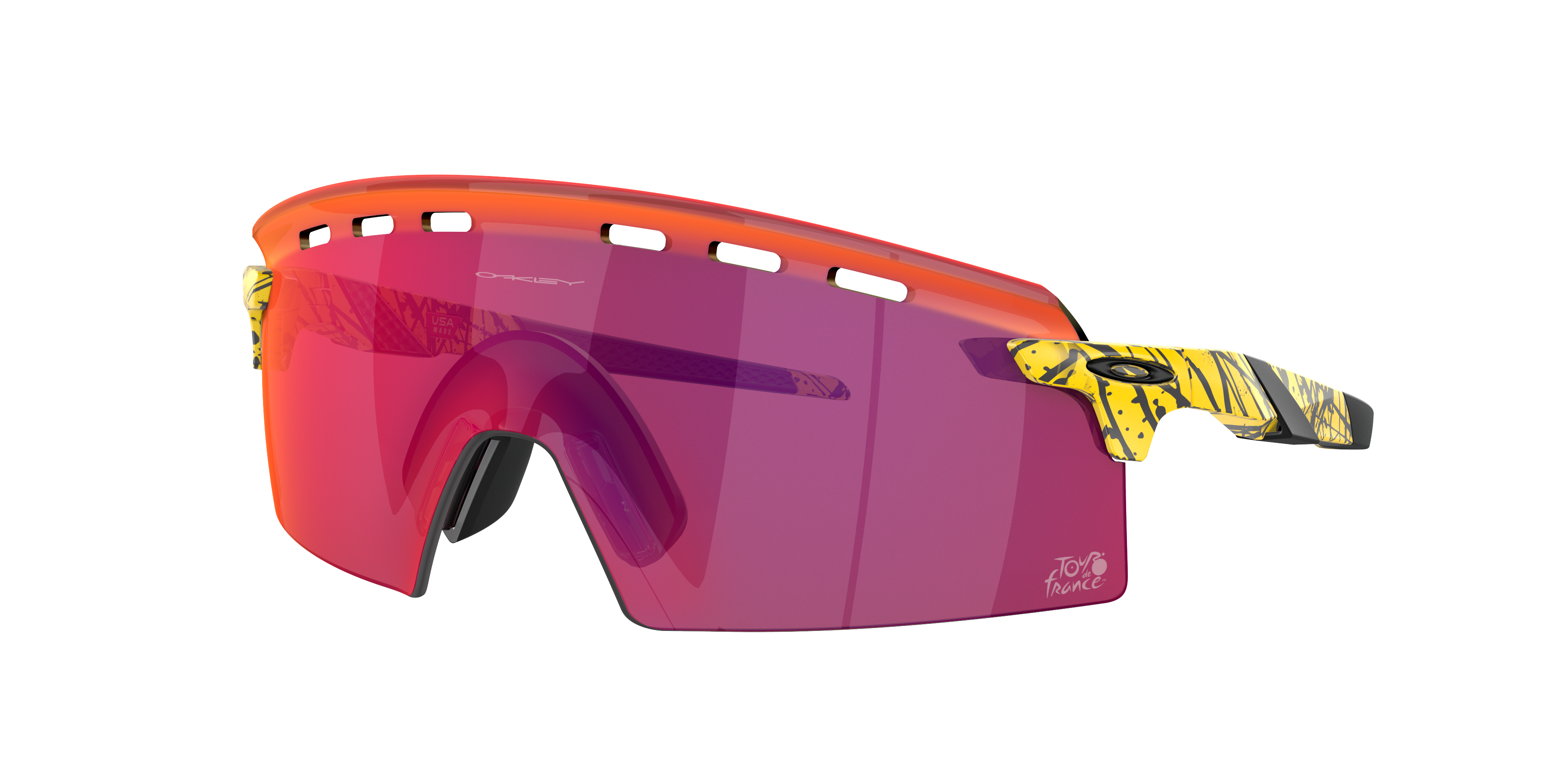 Oakley Man Sunglass 2023 Tour De France™ Encoder Strike -  Frame color: Tdf Splatter, Lens color: Prizm Road