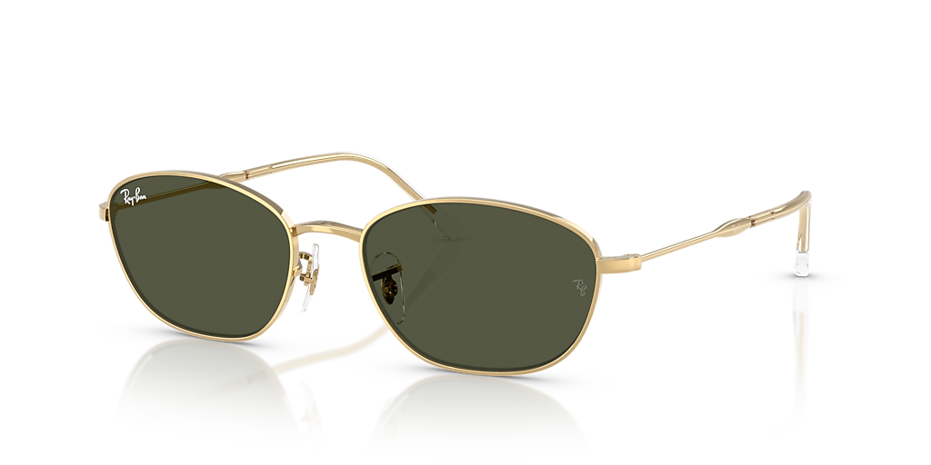 Ray-Ban RB3749 XXL (58 - 18) with Green lenses and Gold frame