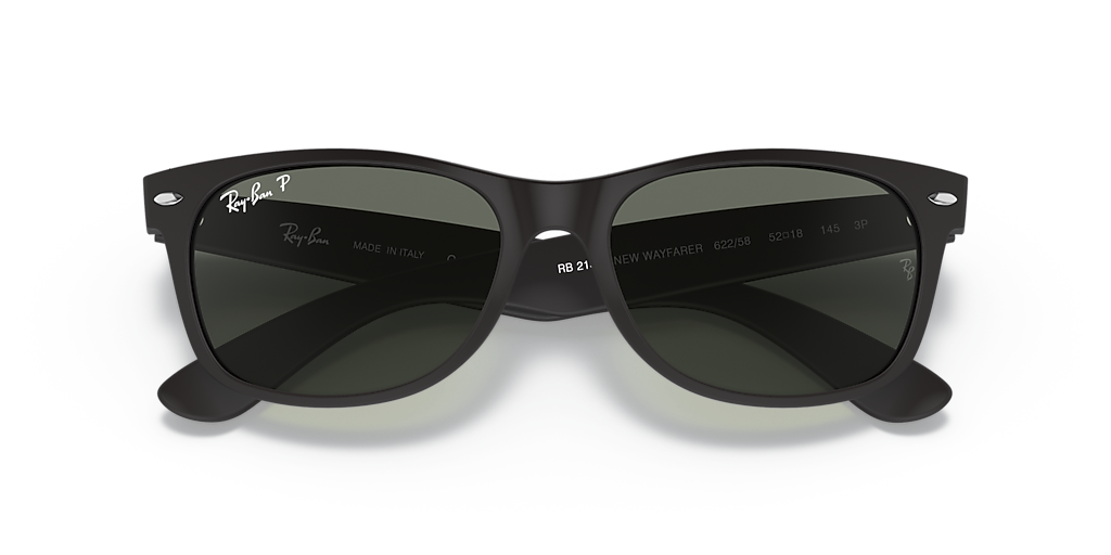 Ray-Ban New Wayfarer Classic S (52 - 18) with Green lenses and