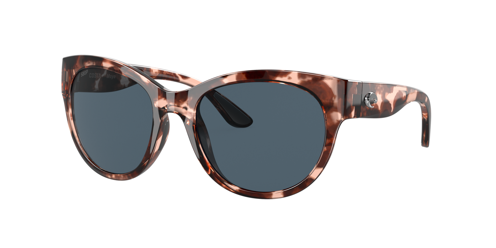 Costa Femme Sunglass Maya - Couleur du Monture caille de tortue corail brillant Couleur de Lentille Gris 93 €