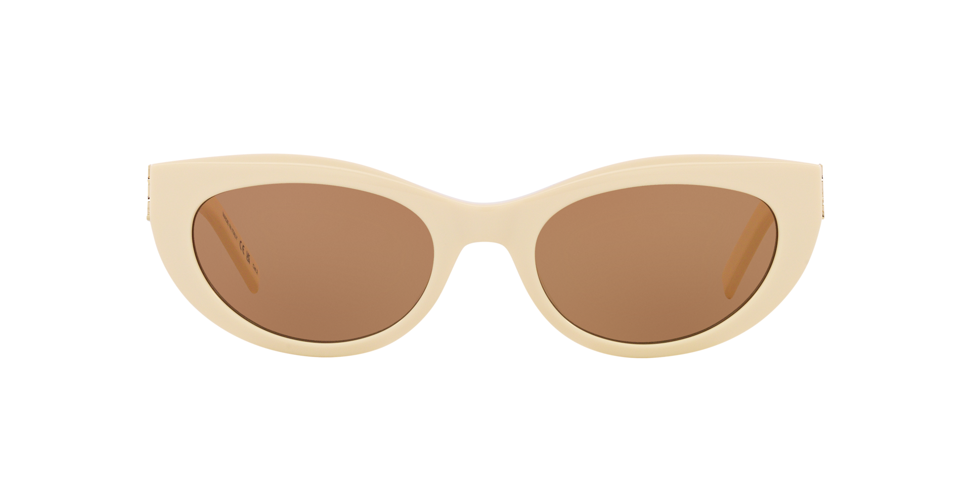 Saint Laurent SL M115 M (54 - 20) with Brown lenses and Beige 