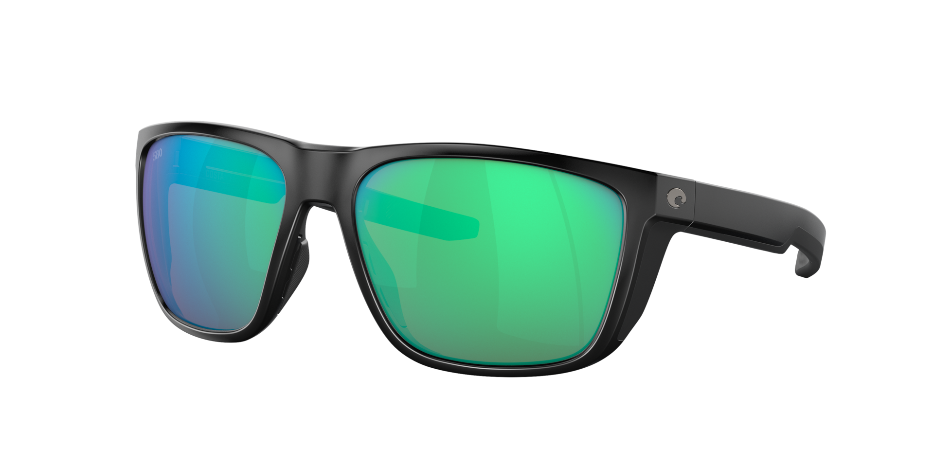 Costa Homme Sunglass Ferg - Couleur du Monture Noir mat Couleur de Lentille Effet miroir Vert 139 €