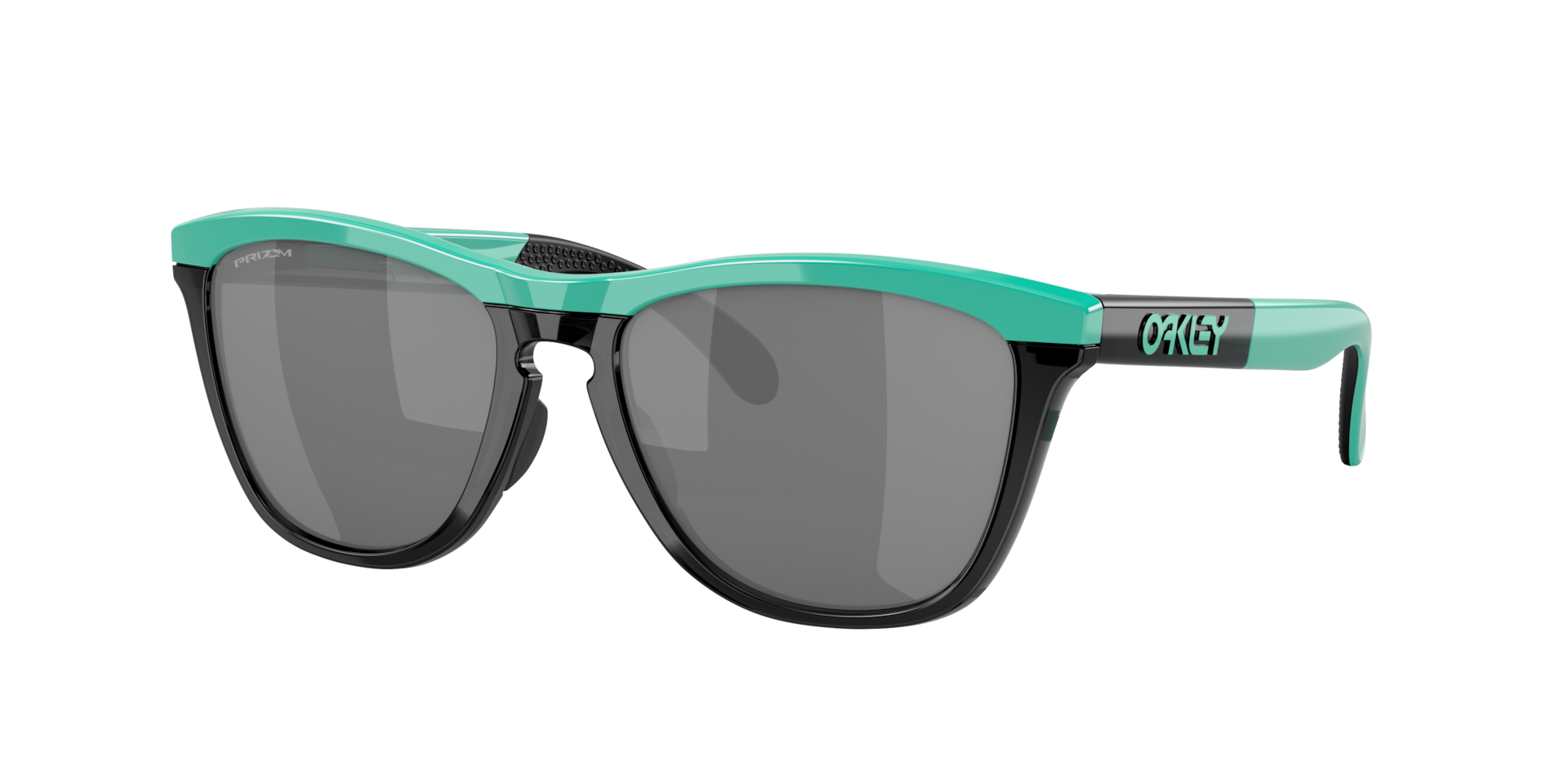 Oakley Hombre Sunglass Frogskins™ Range Cycle The Galaxy Collection - Color del Marco: Celeste, Color de la Lente: Prizm Black