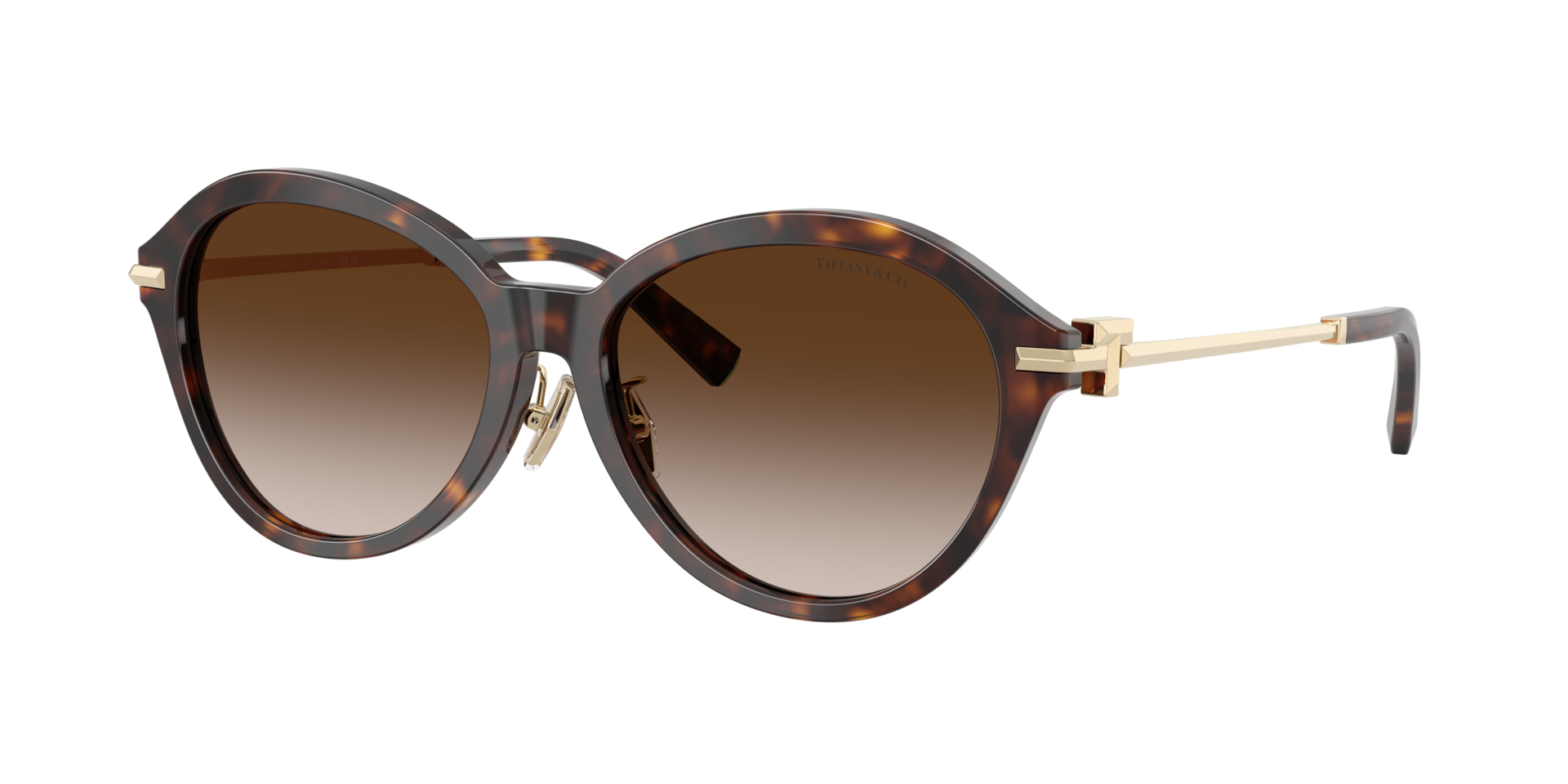 Tiffany & Co. Woman Sunglass TF4259F -  Frame color: Havana, Lens color: Brown Gradient