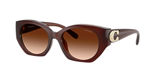 Coach CBY85 L (56 - 17) with Violet lenses and Red frame