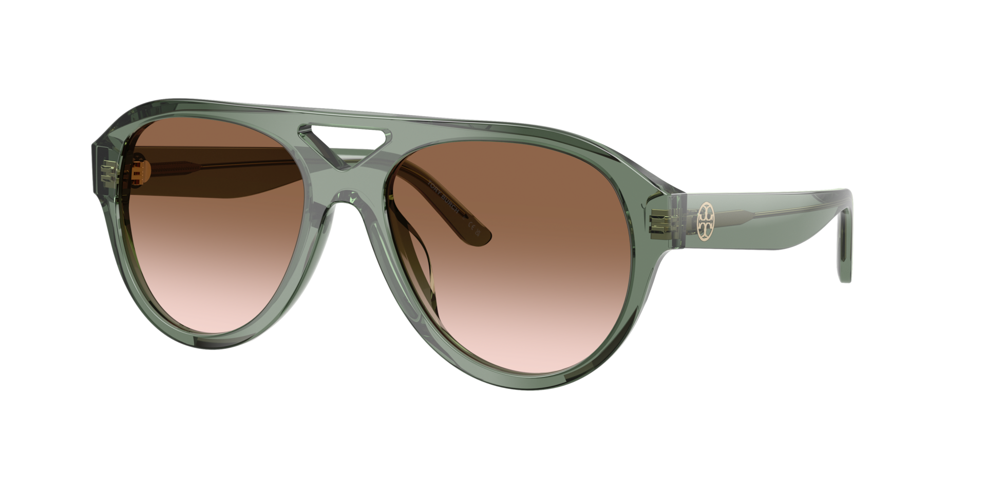 Tory Burch TY7233U M (55 - 18) with Grey lenses and Green frame