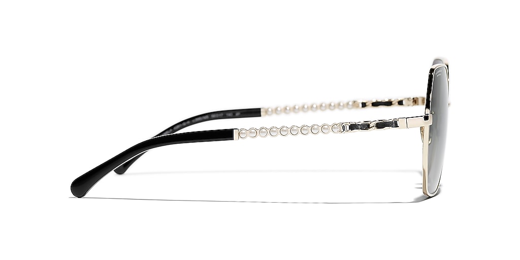 Chanel Square Sunglasses CH4281QH L (56 - 17) with Grey lenses and