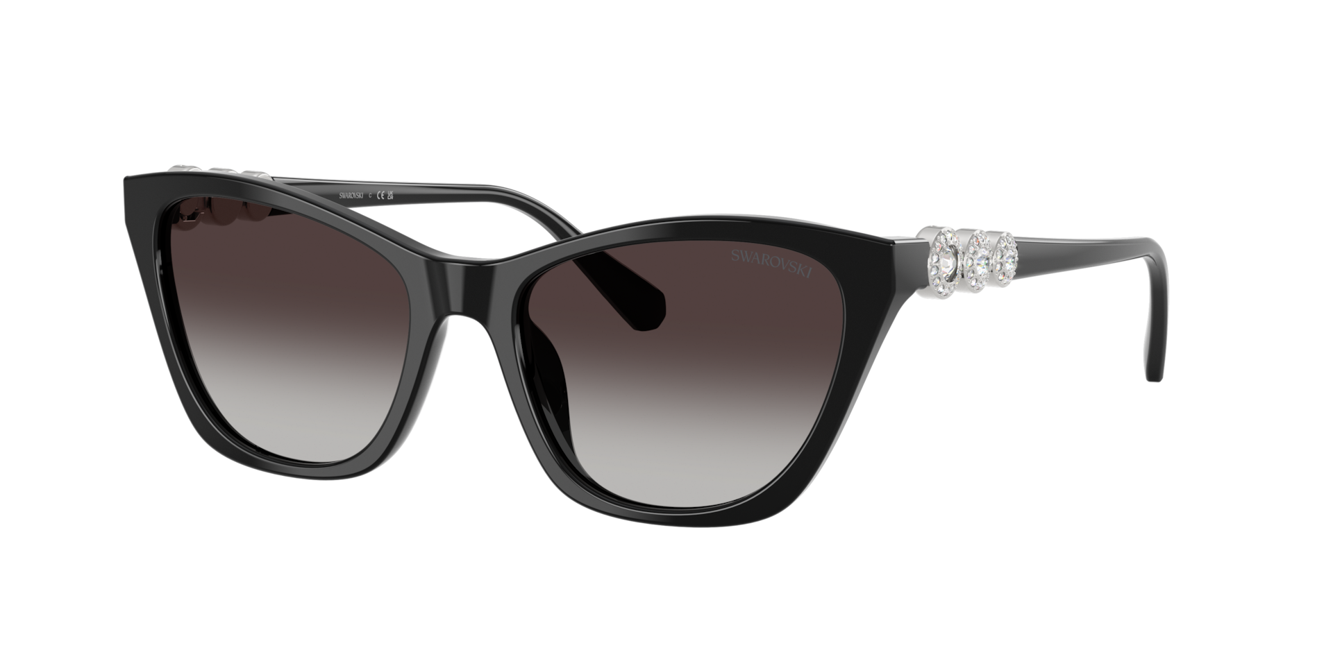 Swarovski SK6068U XL (54 - 18) with Grey lenses and Black frame