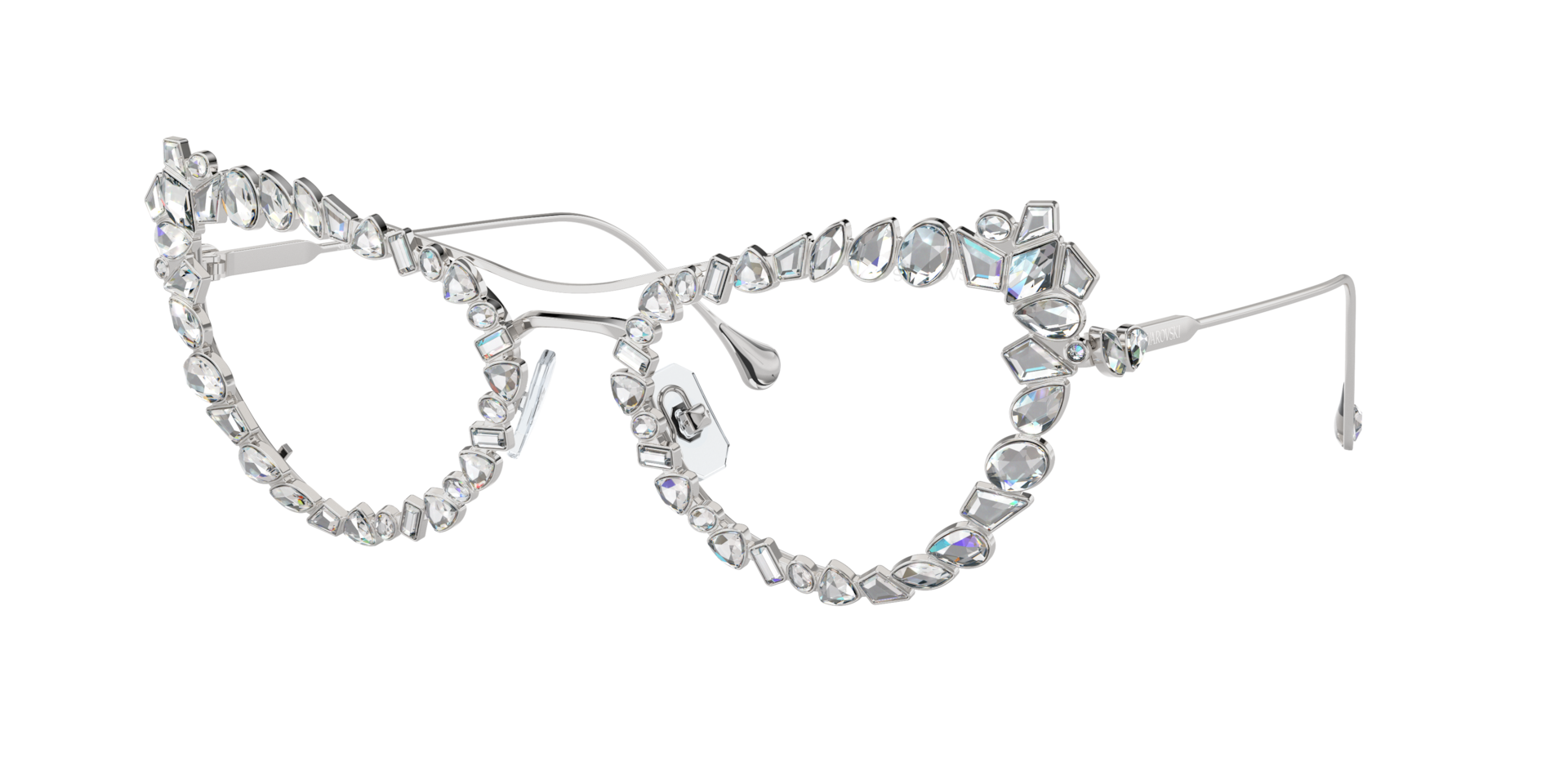 Swarovski Femme Sunglass SK7011 - Couleur du Monture Argent Couleur de Lentille Filtre lumire bleu-violet 175 €