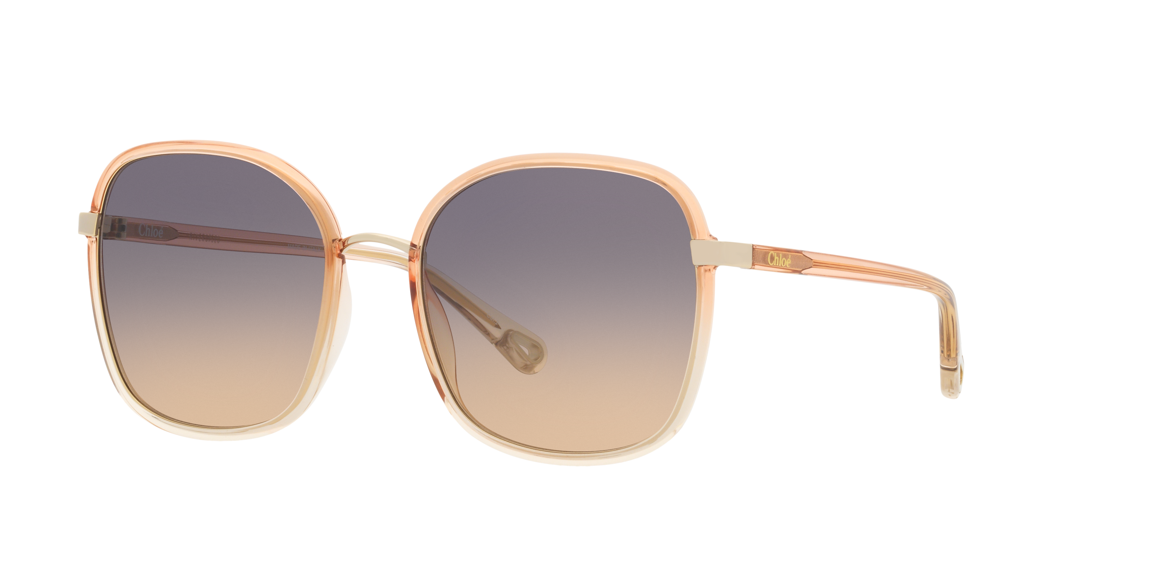 Chloé CH0031S L (56 - 19) with Blue lenses and Orange frame
