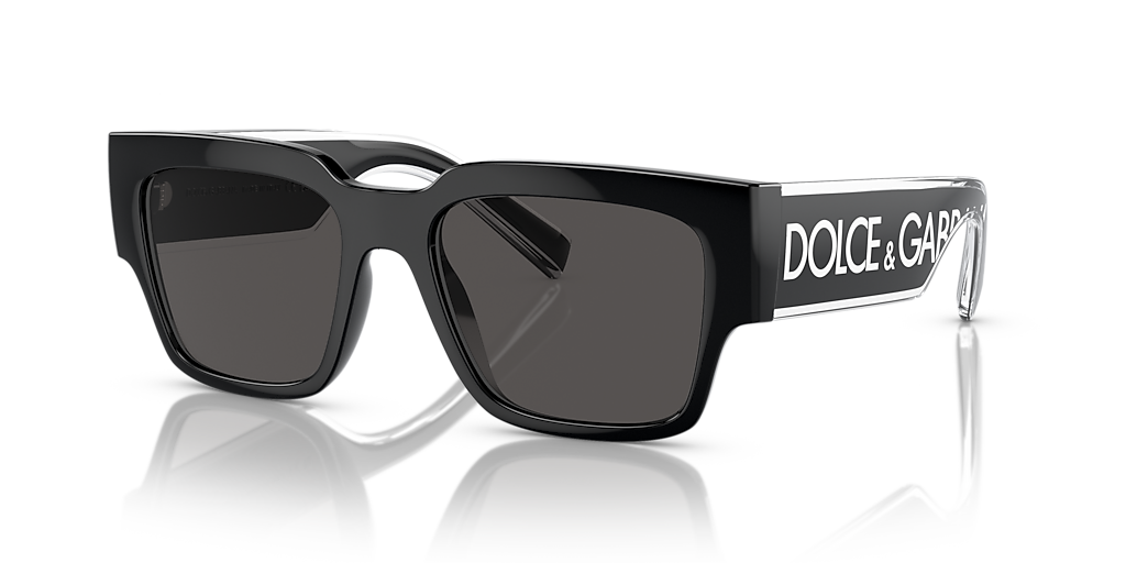 Dolce&Gabbana DG6184 M (52 - 18) with Grey lenses and Black frame