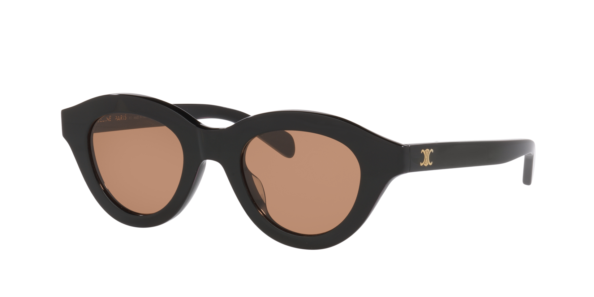 Celine Triomphe Mini CL40338U XXS (47 - 22) with Brown lenses and