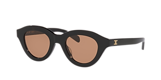 Celine CL4002UN XXS (54 - 22) with Brown lenses and Black frame