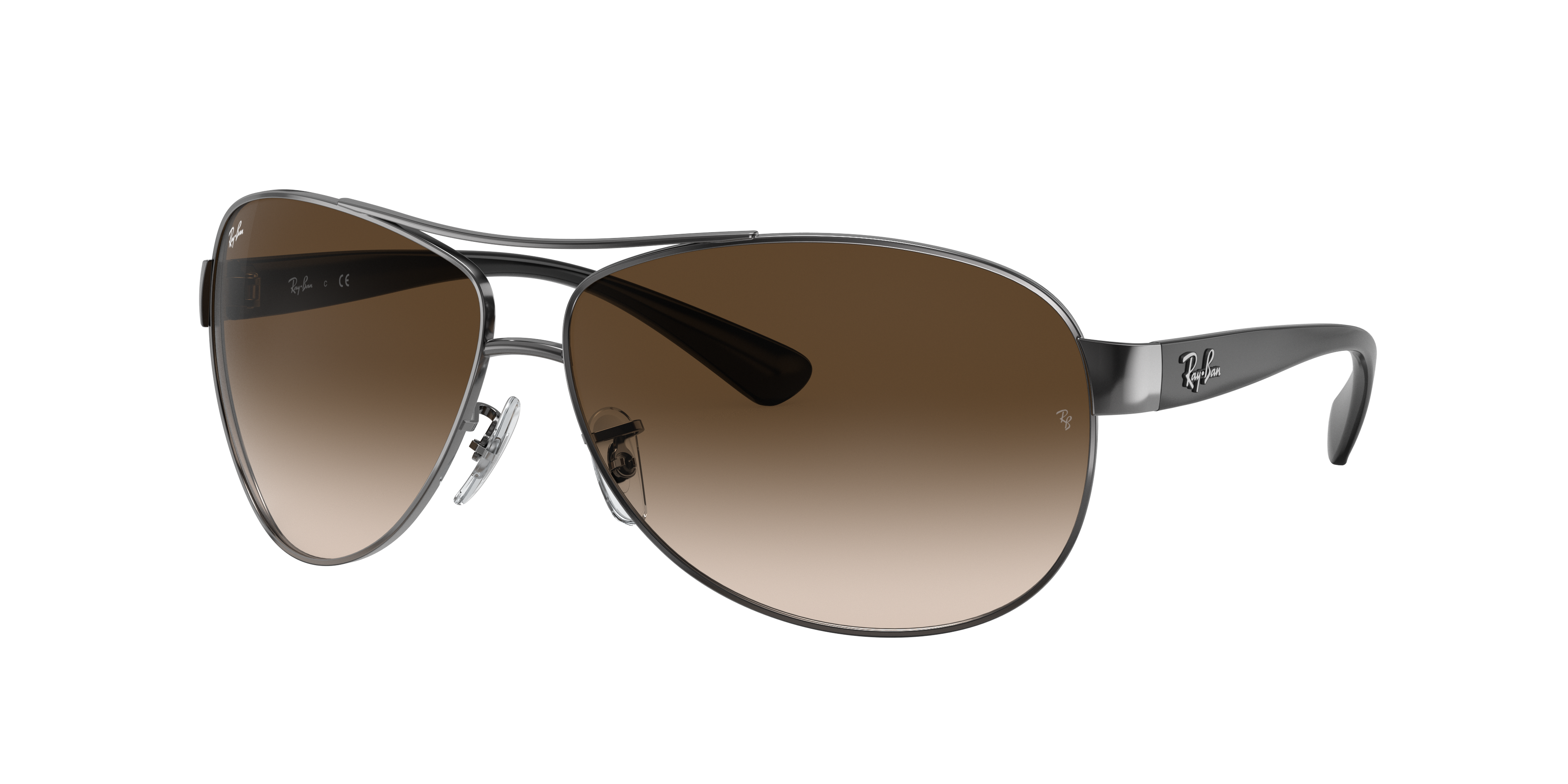 Ray-Ban Man Sunglass RB3386 -  Frame color: Gunmetal, Lens color: Brown Gradient