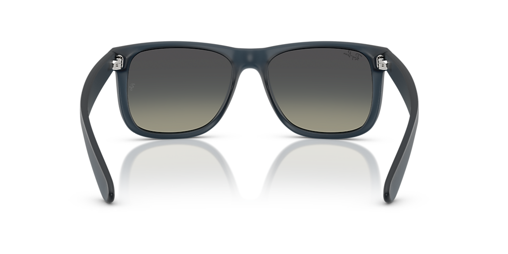 Ray-Ban Justin Classic S (54 - 16) with Grey lenses and Blue frame