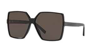 Saint Laurent SL 570 XL (54 - 17) with Black lenses and Black